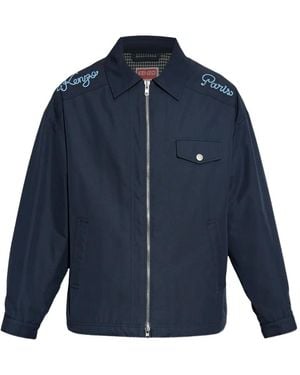KENZO Paris Embroidered Jacket - Blue