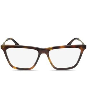 Victoria Beckham Lunettes De Vue À Effet Écailles De Tortue - Marron
