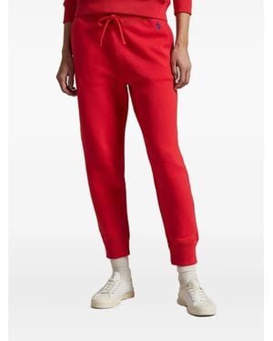 Polo Ralph Lauren Drawstring-Waist Tranck Trousers - Red