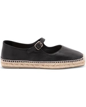 Castañer Espadrilles À Boucle - Noir