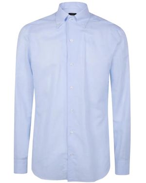 Barba Napoli Buttoned Shirt - Blue