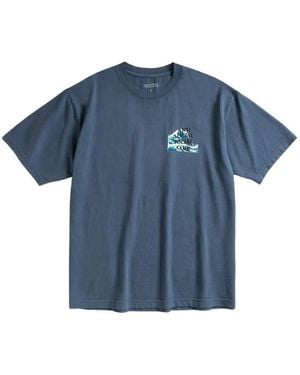 ANTI SOCIAL SOCIAL CLUB Tonkatsu: The Great Wall T-Shirt - Blue