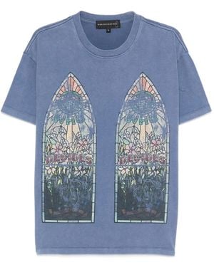 Who Decides War Printed T-Shirt - Blue