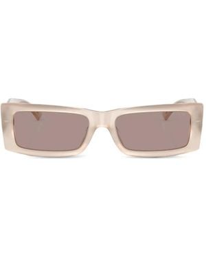 Jimmy Choo Rectangle-Frame Sunglasses - Pink