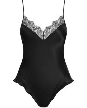 Maison Close Rendez-Vous Bodysuit - Black