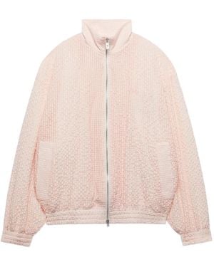 Gcds Jacke mit Vichy-Karo - Pink