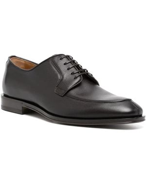 Ferragamo Gorin Lace-Up Derby Shoes in Black for Men | Lyst display picture 2
