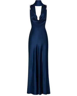 Nicholas Robe-Nuisette À Col Bénitier - Blue