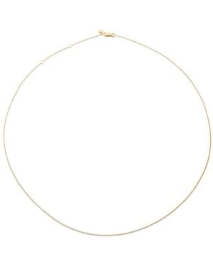 Monica Vinader 14Kt Super Fine Chain Necklace - White