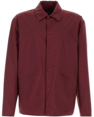 Herno Nylon Shirt Jacket - Red
