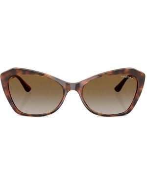 Vogue Eyewear Zonnebril Met Cat-Eye Montuur - Bruin