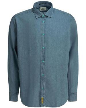B.D. Baggies Camisa Vaquera Kim Con Botones En Contraste - Azul