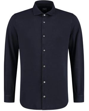 Fedeli Button-Up Shirt - Blue