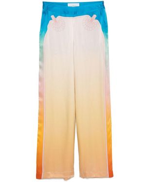 CASABLANCA L'Arc Colore Trousers - Blue