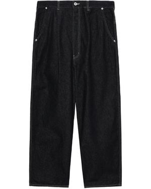 Comme des Garçons コントラストステッチ ジーンズ - ブラック