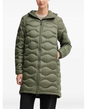 Peak Performance Helium Hooded Quilted Parka - Green