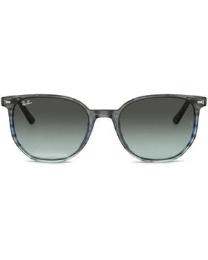Ray-Ban Elliot Sonnenbrille Mit Eckigem Gestell - Grau