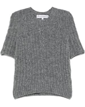 JW Anderson ケーブルニット Tシャツ - グレー
