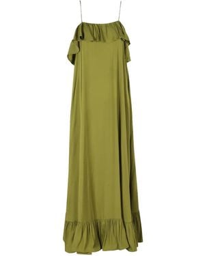 Essentiel Antwerp Jeste Ruffled Dress - Green