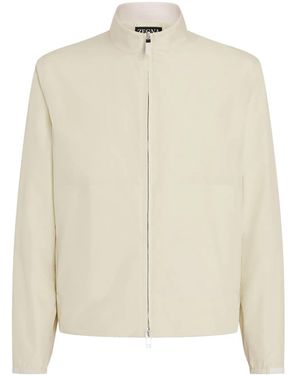 ZEGNA Bomberjacke Aus Seide - Natur