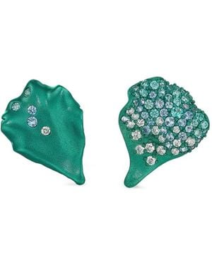 Anabela Chan 14K And Recycled Aluminium Paraiba Petal Multi-Stone Earrings - Green