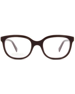 Gucci Occhiali Tondi Gg - Nero