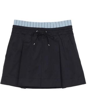 3.1 Phillip Lim Drawstring Pleated Skirt - Blue