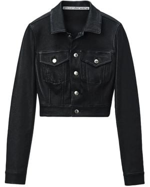 Alexander Wang トラッカージャケット - ブラック