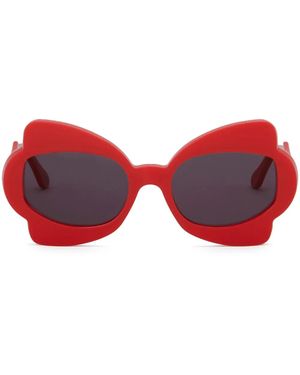 Marni Oversized-Frame Sunglasses - Red