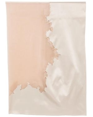 JULIE KEGELS Bufanda Con Parche Del Logo - Blanco