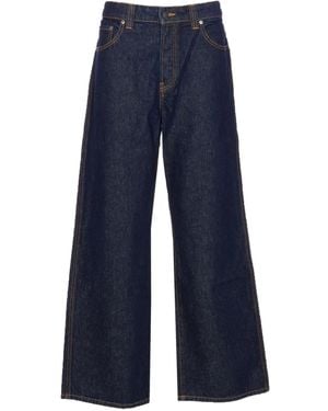 KHAITE Jeans Winslow Con Cinque Tasche - Blu