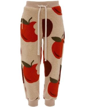 JW Anderson Graphic-Print Tapered-Leg Track Trousers