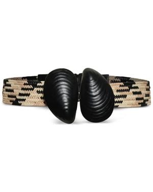 Johanna Ortiz Echoes Of The Frontier Shell-Detail Belt - Black