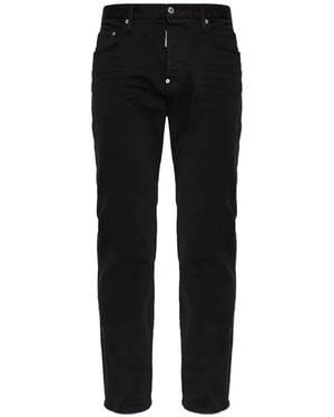 DSquared² Logo-Detail Jeans - Black