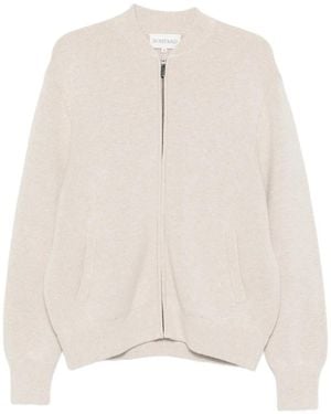 Bompard Zip-Fastening Cardigan - White