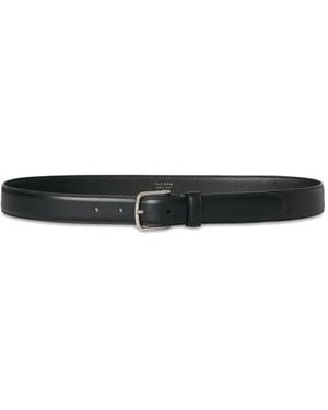 The Row Leather Belt - White