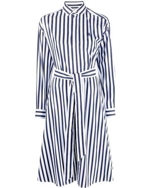 Polo Ralph Lauren Cotton Dress With Belt - Blue