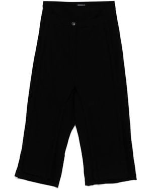 Rundholz Pantalon À Empiècements - Noir