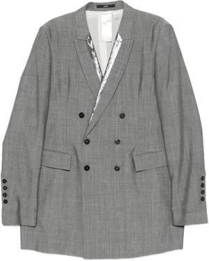 SAPIO Nº 44L Double-Breasted Blazer - Grey