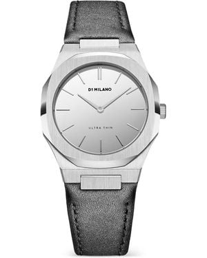 D1 Milano Ultra Thin Mirror 34Mm Watch - Grey
