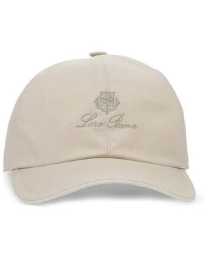 Loro Piana Bicolour Baseball Cap - Natural