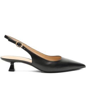 Stuart Weitzman 35Mm Stuart Sculpt Slingback Pumps - Black