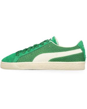 PUMA Suede Crochet Trainers - Green