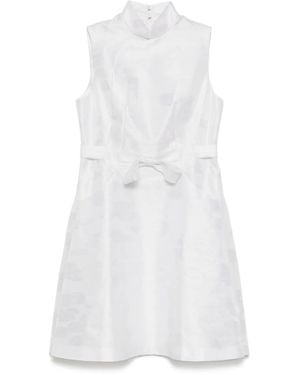 Shiatzy Chen Jacquard Dress - White