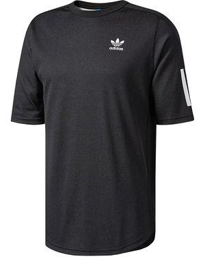adidas スリーストライプ Tシャツ - ブラック