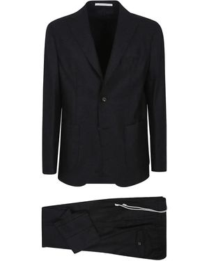 Eleventy Completo Monopetto Con Coulisse - Nero