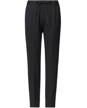 Fabiana Filippi Pleated Drawstring Trousers - Black
