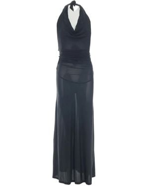 Paloma Wool Midikleid mit Falten - Blau