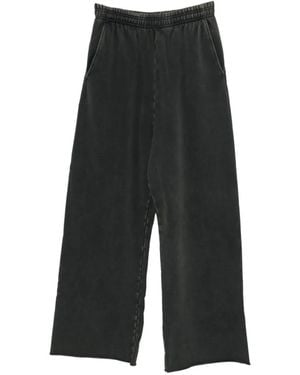 Entire studios Pantalon De Jogging À Effet Délavé Et Taille Élastiquée - Noir