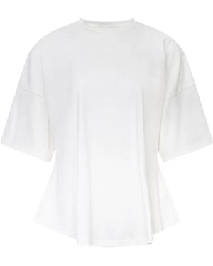 Enfold T-Shirt Mit Schößchen - Weiß